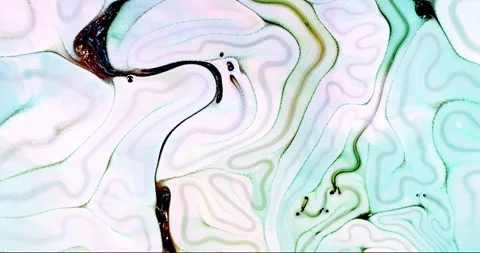 Abstract fluid marbling animation background Stock Footage 341540032