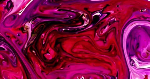 Abstract fluid marbling animation background Stock Footage 341540037