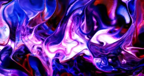 Abstract fluid marbling animation background Stock Footage 341545882