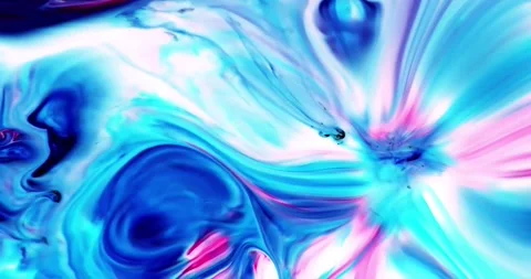 Abstract fluid marbling animation background Stock Footage 341545886