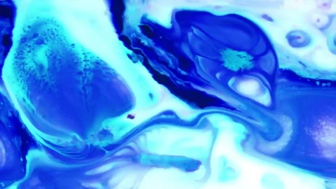 Abstract fluid marbling animation background Stock Footage 341545946