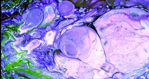 Abstract fluid marbling animation background 動画素材 341545990