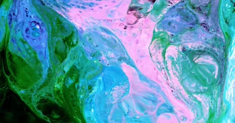 Abstract fluid marbling animation background 動画素材 341546413