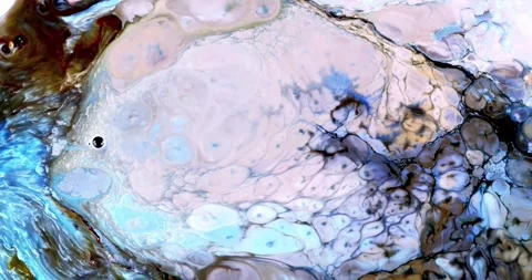 Abstract fluid marbling animation background 動画素材 341546451