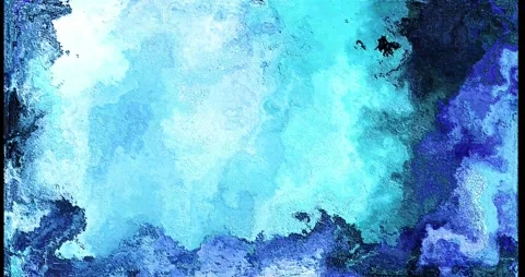 Abstract fluid marbling animation background Stock Footage 341546796