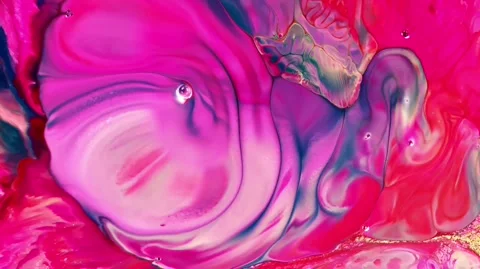 Abstract fluid marbling animation background Stock Footage 341547195