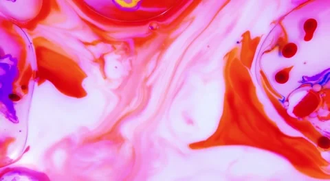 Abstract fluid marbling animation background Stock Footage 341547224