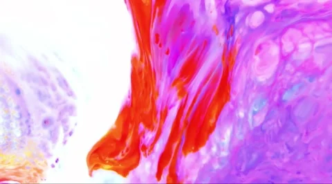 Abstract fluid marbling animation background 動画素材 341547226