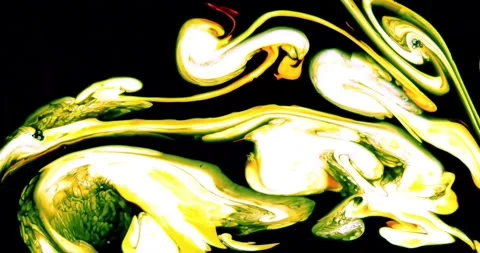Abstract fluid marbling animation background Stock Footage 341547265