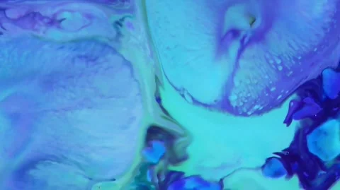 Abstract fluid marbling animation background Stock Footage 341547275