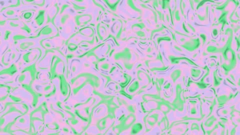 Abstract Fluid Marbling Texture in Pastel Green and Purple Stock Footage 336269148