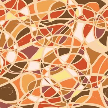 An abstract fluid mosaic seamless vector pattern Stock Illustration