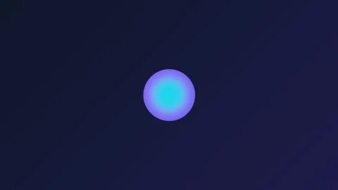 Abstract fluid motion background featuring glowing colorful circles 스톡 동영상 345617954
