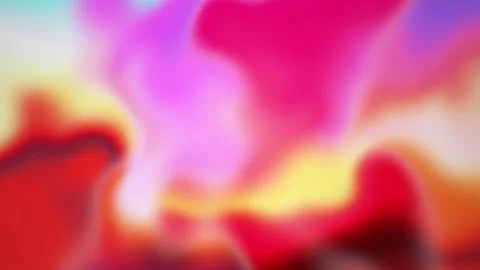 Abstract fluid motion background vibrant pink red yellow color Stock Footage 346193353