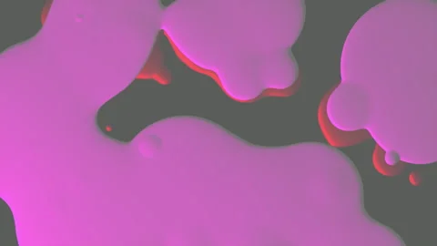 Abstract fluid motion with bubbles reflections Stock Footage 300417194