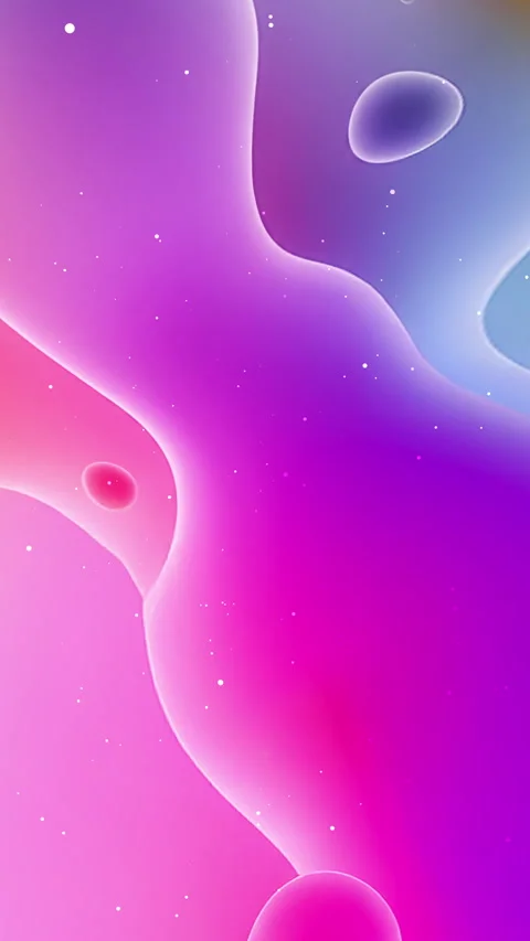 Abstract Fluid Motion with Pink and Purple Liquid Bubbles in Soft Organic Flow 스톡 동영상 303555983