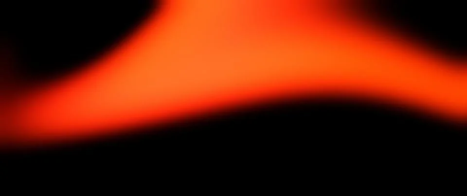 Abstract fluid neon backdrop featuring orange and amber colors and soft glo.. Stock Illustration