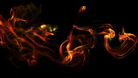 Abstract Fluid Particles Background Loop Video stock 139585623