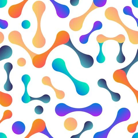 Abstract fluid pattern. Stock Illustration