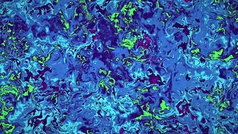 Abstract fluid pattern with undulating swirling motion Stock Footage 340831230