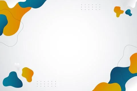 Abstract Fluid Shape Background with Colorful Geometric Design Elements 스톡 일러스트