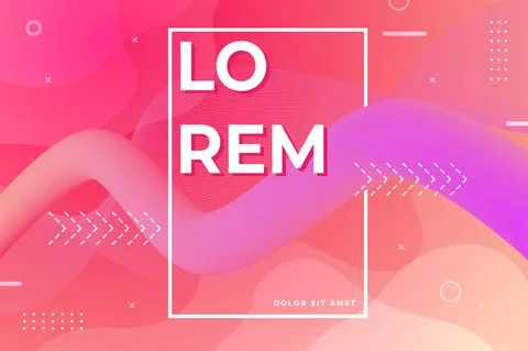 Abstract fluid shape background Stock Illustration