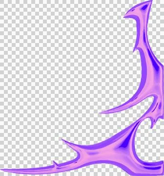 Abstract fluid shape is flowing with purple pink gradients in flat design on Illustrazione stock