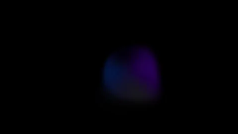 Abstract fluid shapes with gradient colors moving smoothly in darkness for .. Video stock 342418794
