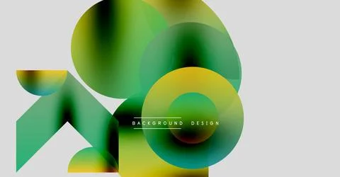 Abstract fluid shapes overlap, creating vibrant color gradients. Modern design 스톡 일러스트