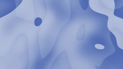 Abstract fluid shapes in soft blue hues create a dreamy background Stock Footage 315322902