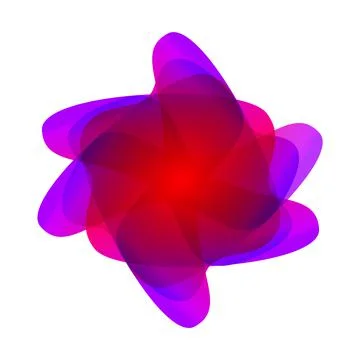 Abstract fluid symbol. Blur gradient colors logo with soft transition effect Stock Photos