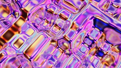 Abstract fluid texture of swirling liquid chrome metal waves with motion li.. Stock Footage 314130752