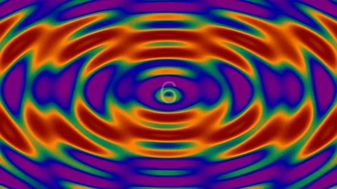 Abstract Fluid Vortex Background: Psychedelic Swirls of Rainbow Colors Motion Stock Footage 342115928