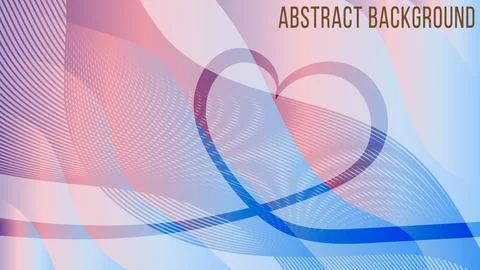 Abstract-fluid-wave-background-with-geometric-line-patterns Stockillustratie