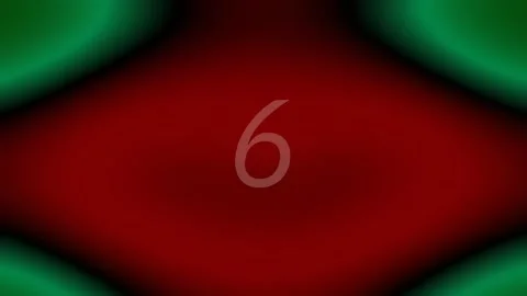 Abstract fluid wave background with vibrant red and deep green color gradient Stock Footage 342093602