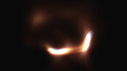 Abstract fluid wave light moving on black background Stock-Footage 315290846