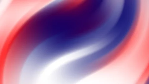 Abstract Fluid Wave Motion Background with Patriotic Red White Blue Colors Stock Footage 325639102