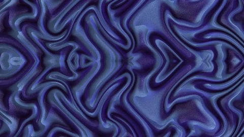 Abstract Fluid Waves in Deep Purple Tones Creating Soothing Motion Stock Footage 327606762