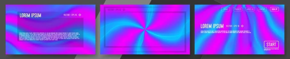 Abstract of fluid waves Stock Illustration