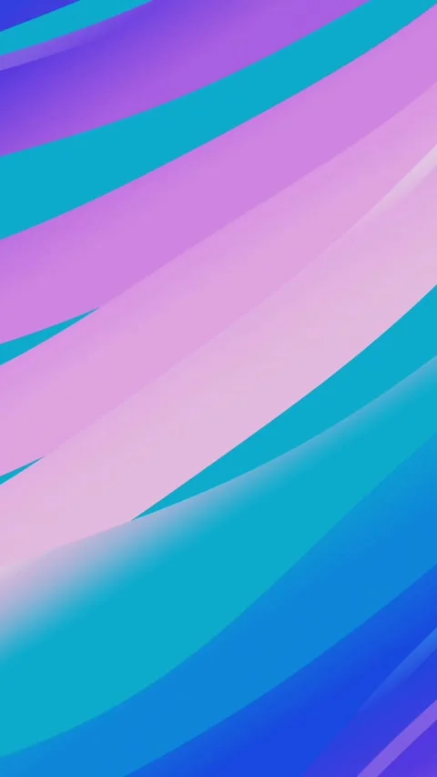 Abstract Fluid Waves in Purple and Blue - Vertical Motion Background Vidéo 334921033