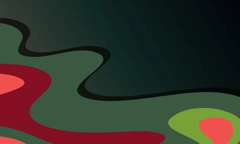 Abstract fluid wavy background with organic shapes. dynamic flow. 스톡 일러스트