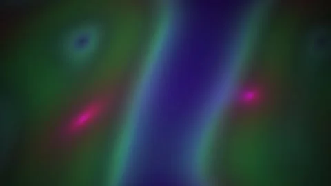 Abstract Fluorescent Light Blobs Shifting in Dark Microscopic Style Visuali.. Stock Footage 344715379