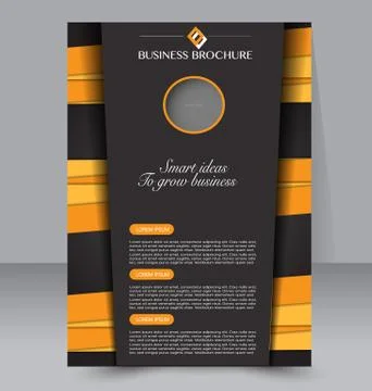 Abstract flyer design background. Brochure template. Stock Illustration