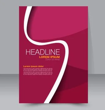 Abstract flyer design background. Brochure template. Stock Illustration