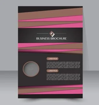 Abstract flyer design background. Brochure template. Stock Illustration