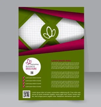 Abstract flyer design background. Brochure template. Stock Illustration