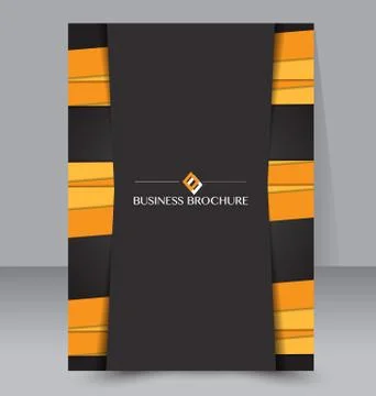 Abstract flyer design background. Brochure template. Stock Illustration