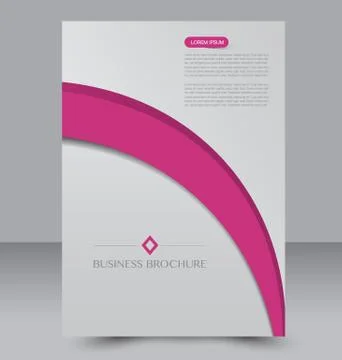 Abstract flyer design background. Brochure template. Stock Illustration