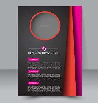 Abstract flyer design background. Brochure template. Stock Illustration