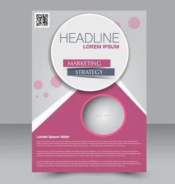 Abstract flyer design background. Brochure template. Stock Illustration